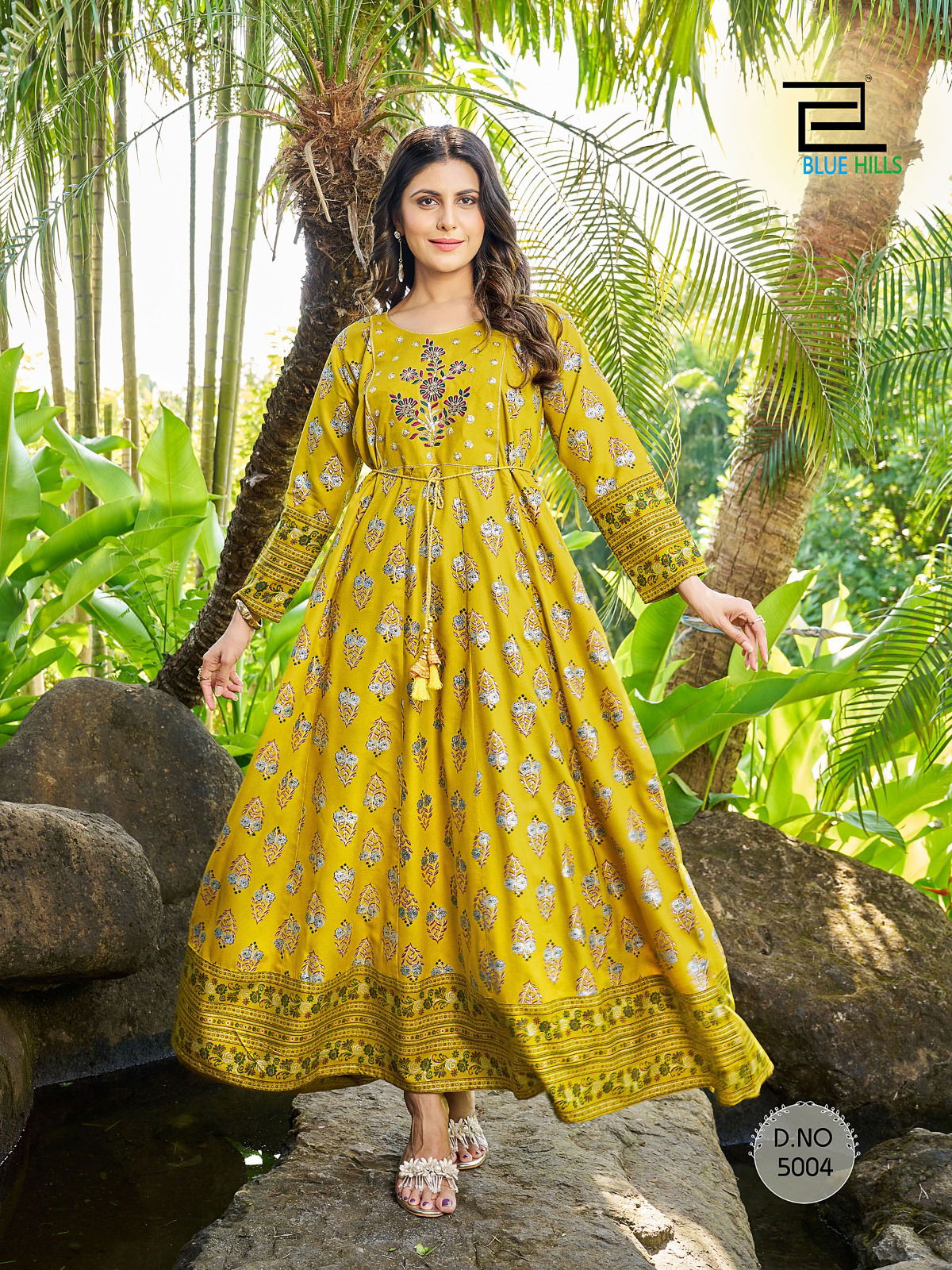 Blue Hills Sandwich Vol 5 Printed Anarkali Kurtis Catalog